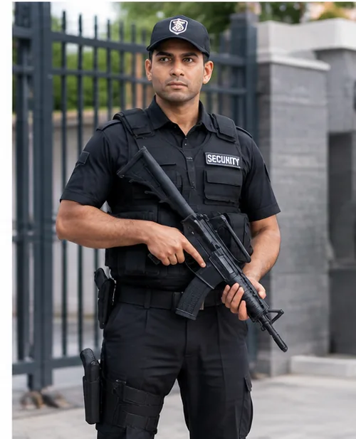Armed security guard (gunman)
