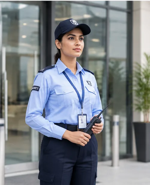 Female security guard